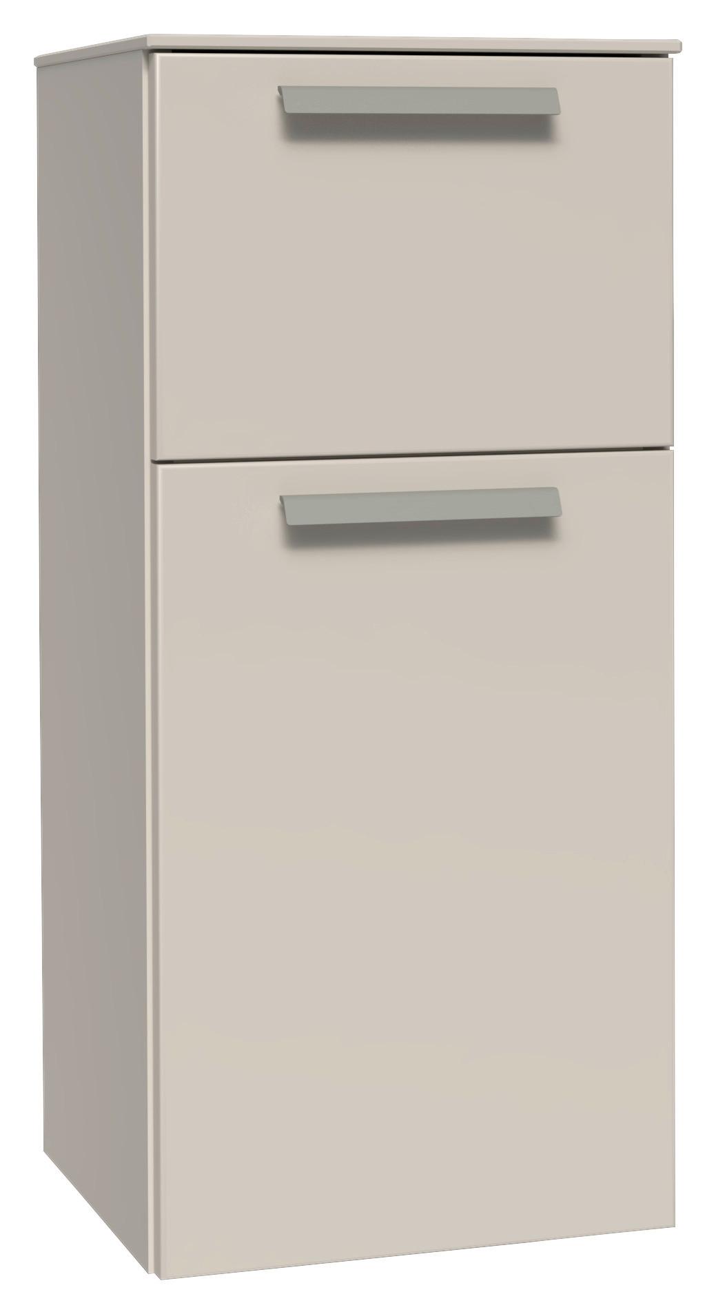Midischrank Weiss, B: 40 cm - Weiß, MODERN, Holzwerkstoff (40/86,4/37cm) - Vertico