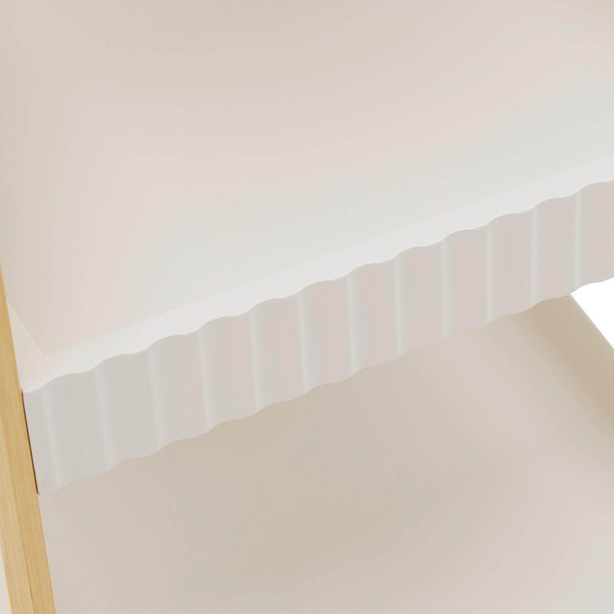 REGÁL FERDINAND -EXKLUSIC- - prírodná farba/kašmírová, Modern, kompozitné drevo/prírodné materiály (36/80/33cm) - Mömax
