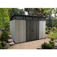 ZAHRADNÍ DOMEK ARTISAN 11X7 - antracitová/hnědá, Basics, plast (342/226/218cm)