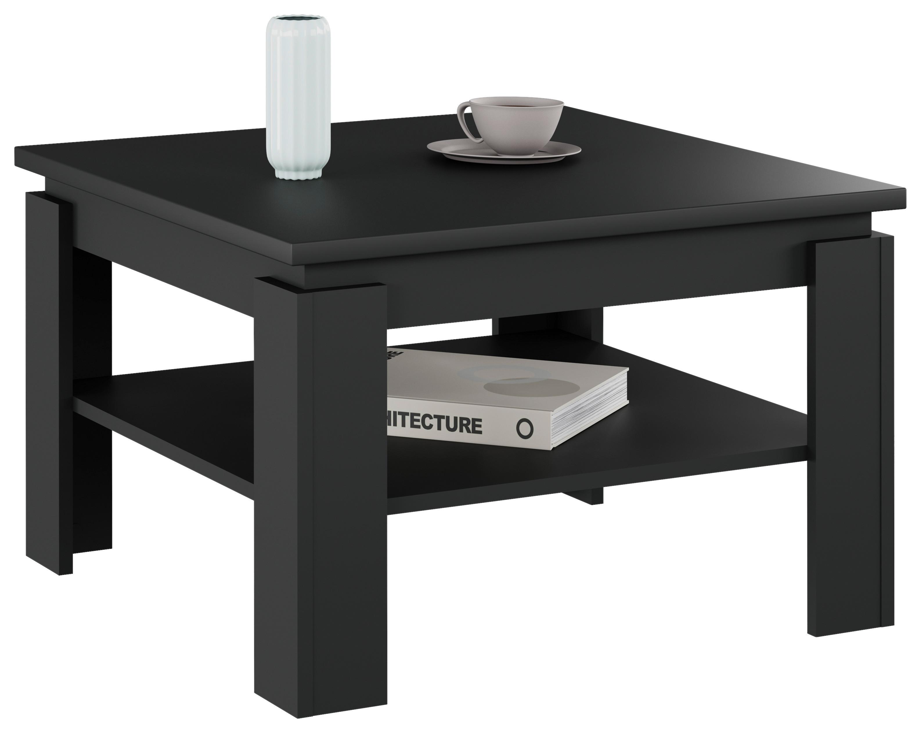 Couchtisch mit Ablagefach Nizza, Anthrazit - Anthrazit, MODERN, Holzwerkstoff (70/45/70cm)