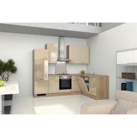Eckküche Nepal mit Geräten B: 280 cm Kaschmir/Eiche Dekor - Kaschmir/Sonoma Eiche, MODERN, Holzwerkstoff (280/170cm) - FlexWell