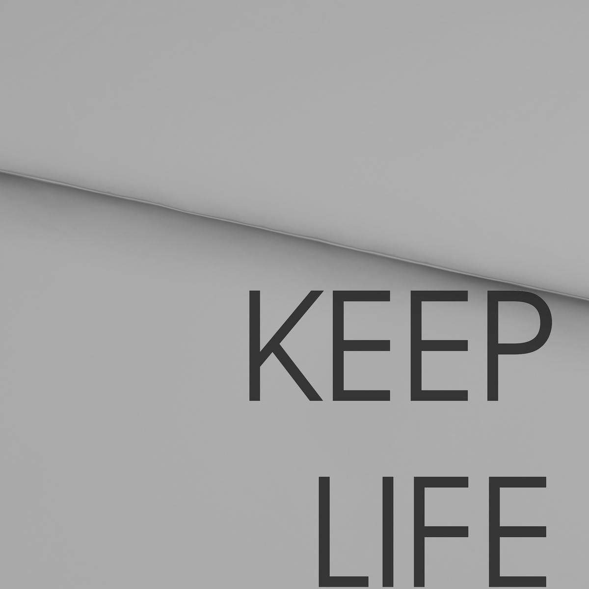 POSTEĽNÁ BIELIZEŇ KEEP LIFE - sivá, textil (140/200cm) - Mömax