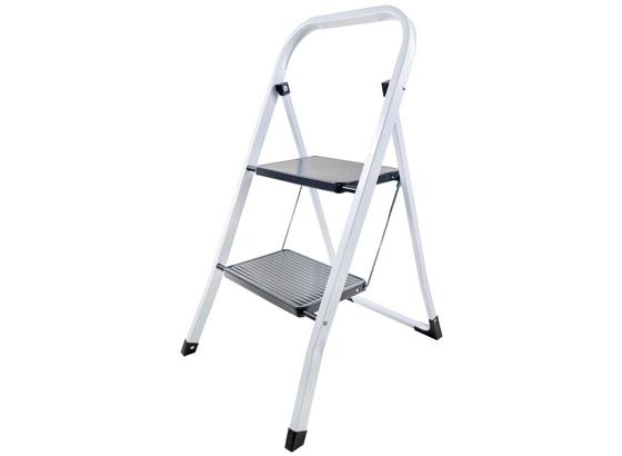 Összecsukható Fellépő Stabil Stabil - fehér/szürke, konvencionális, fém (47/54,5/82cm) Összecsukható Fellépő Stabil Stabil - fehér/szürke, konvencionális, fém (47/54,5/82cm)