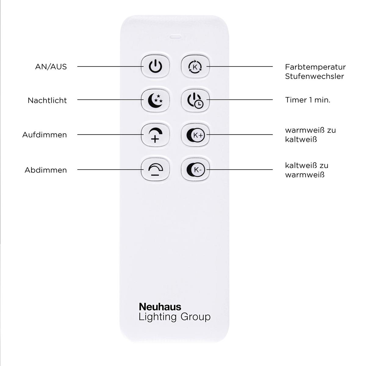 LED-Deckenleuchten Iven L: 75,5 cm dimmbar Mit - Chromfarben/Alufarben, Design, Kunststoff/Metall (75,5/56,2/7cm)