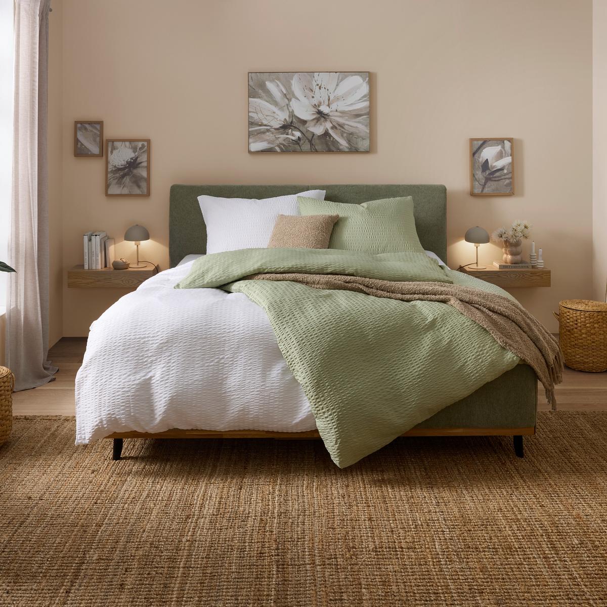 Posteľná bielizeň Gisela, 70/90 140/200cm - svetlozelená, textil (140/200cm) - Modern Living