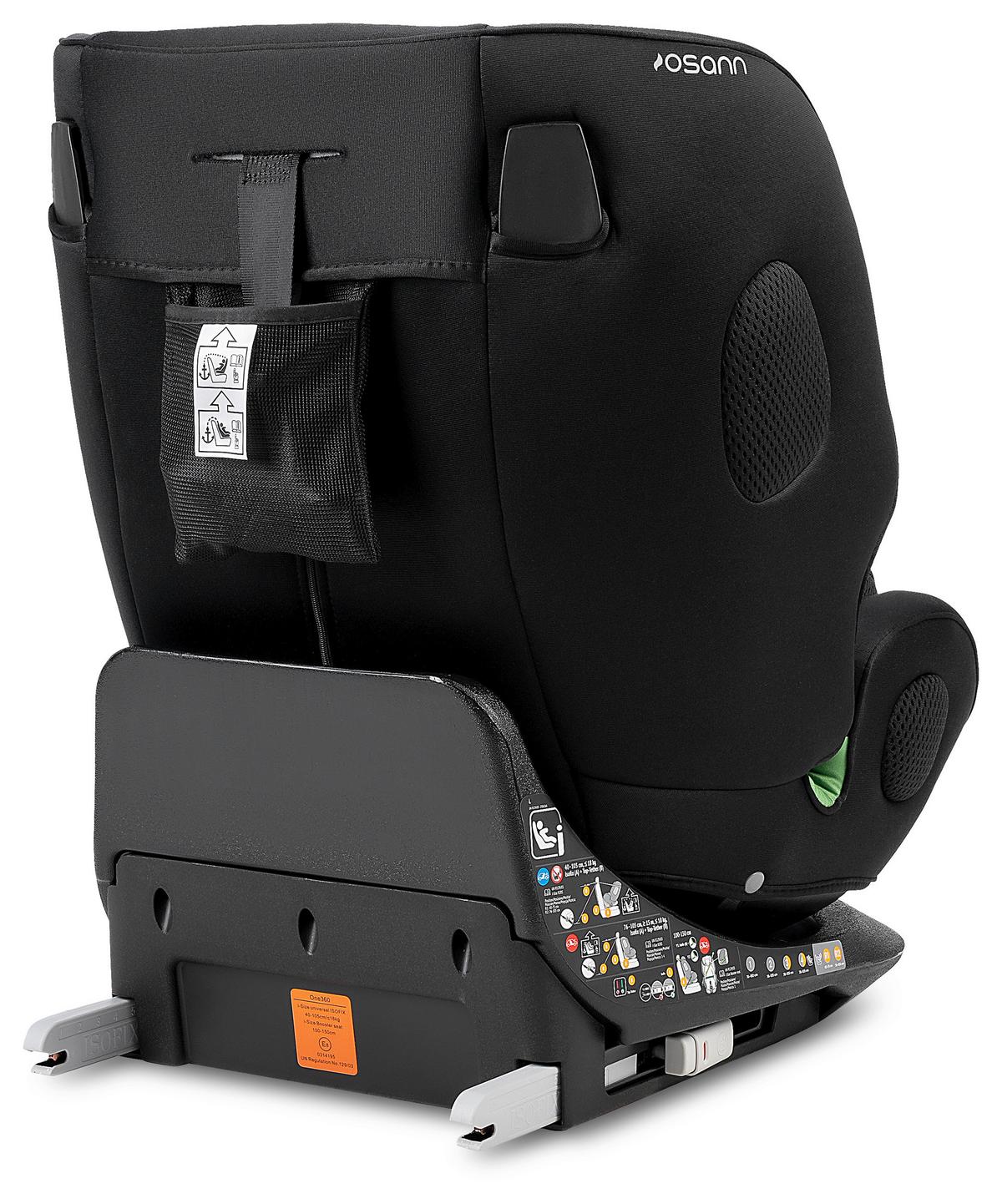 Reboarder-kindersitz One360 Klimax - Schwarz, Basics, Textil (48/43/58cm) - Osann
