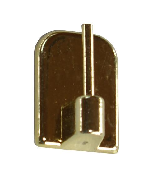 Öntapadós Akasztó 4db/csomag - Arany, konvencionális, Műanyag/Fém - Ombra