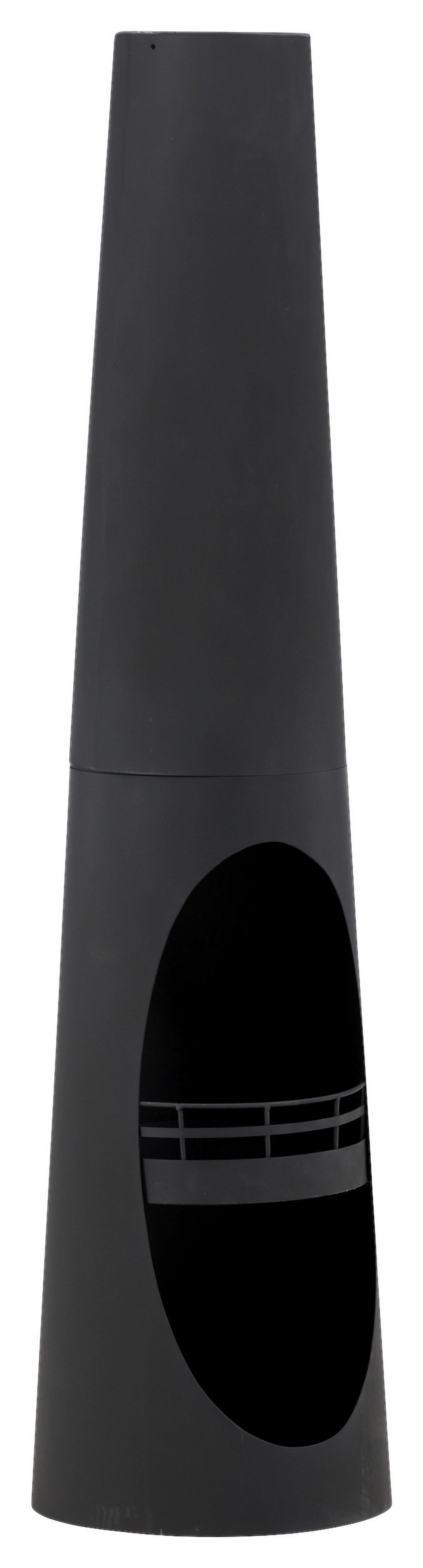 Feuerstelle Bastian - Schwarz, KONVENTIONELL, Metall (33/135/33cm) - Gardenson