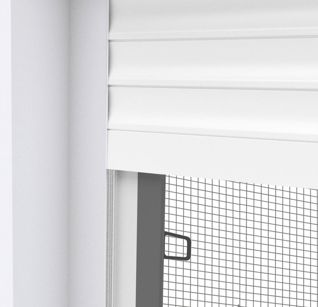 Fliegengitter Fenster 100x120 Cm Anthrazit Zuschneidbar - Anthrazit, Basics (100/120cm)
