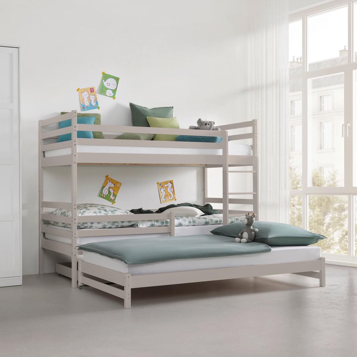 Palanda MILA 90x200 cm, borovice, kašmírová - kašmírová/barvy břízy, dřevo (90/200cm) - Mömax