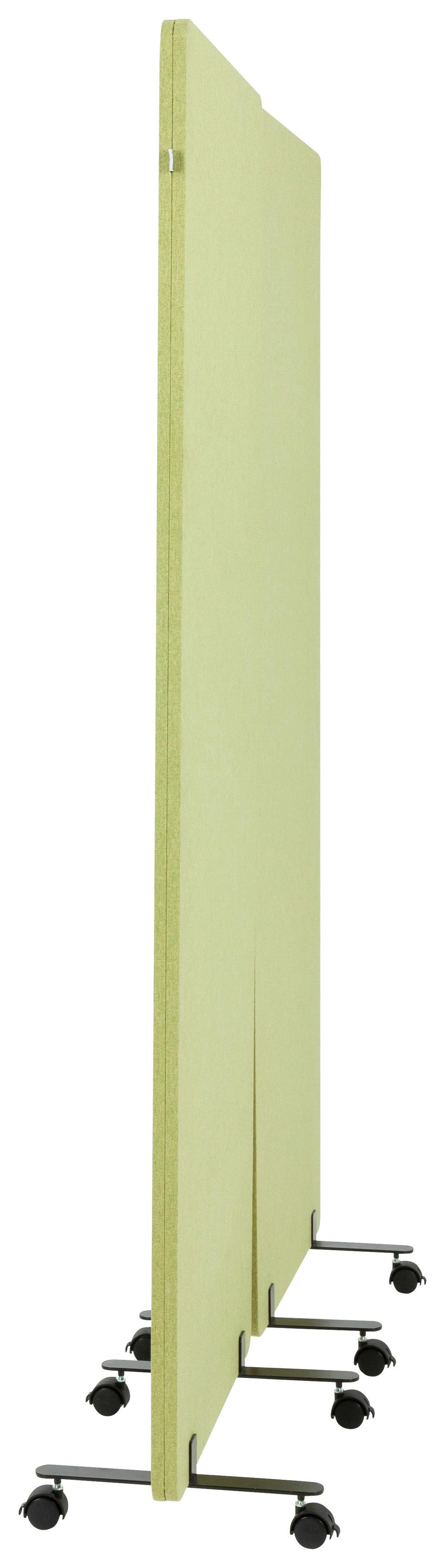 Trennwand Flexmiut - Hellgrün, Basics, Kunststoff/Textil (60/177/35cm) - MID.YOU