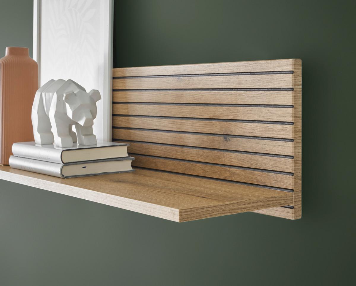 Wandboard Hudson Eichefarben B: 150cm - Eichefarben, Design, Holzwerkstoff (150/22/21cm) - MID.YOU