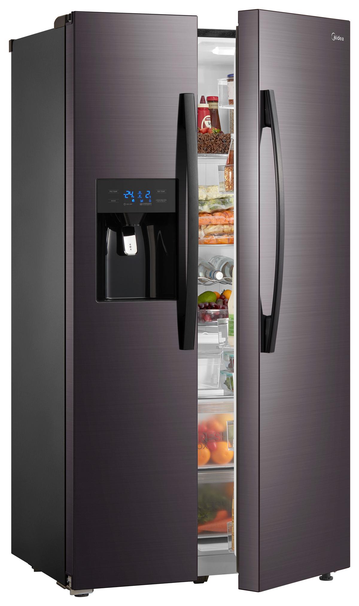 Side-by-side Ks-Ddx 6.32 Wt - Basics, Kunststoff/Metall (89,7/176,5/76,1cm) - Midea