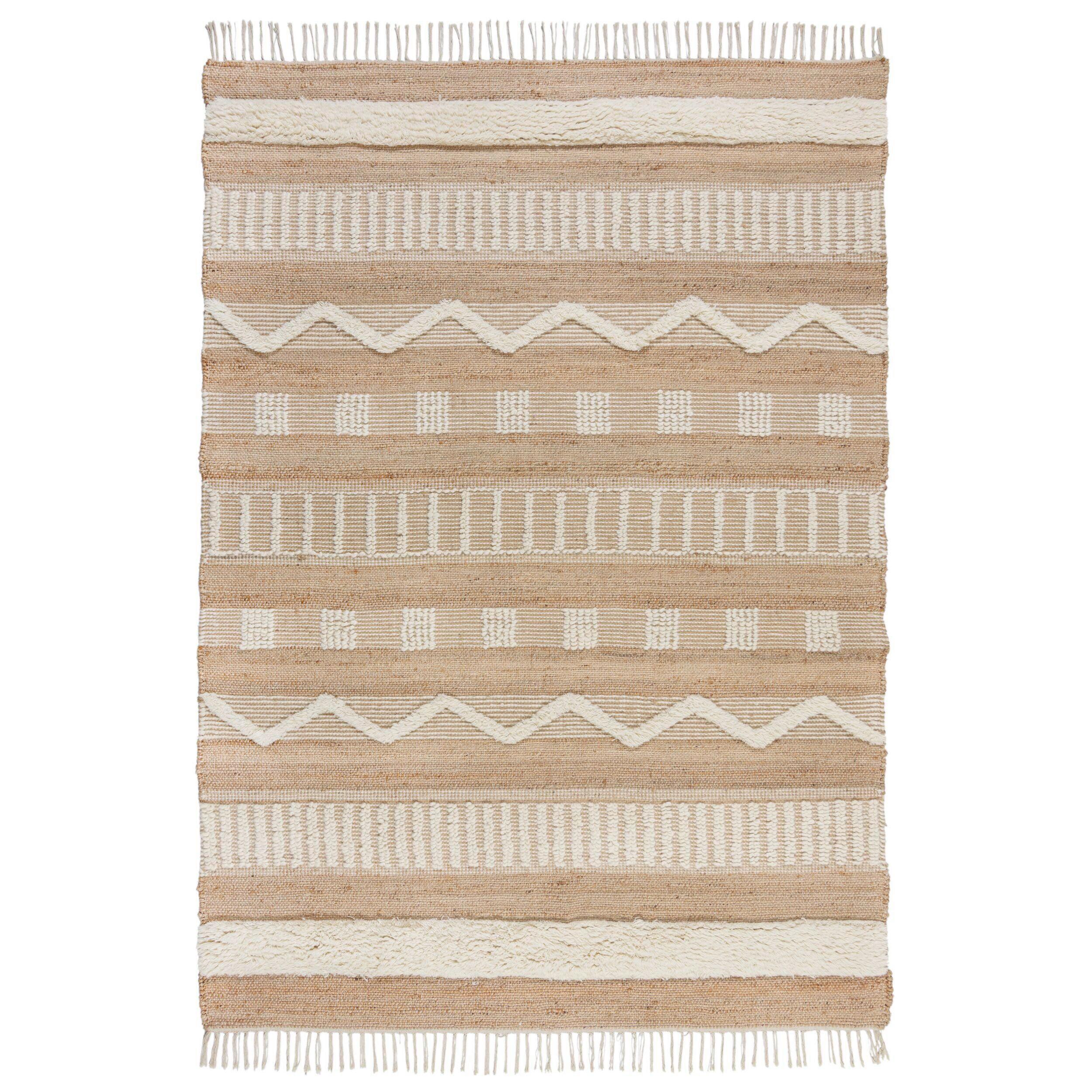 Handwebteppich Handwebteppich Natur B: 120cm