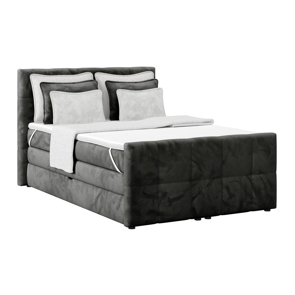 Boxspringbett mit Topper & Bettkasten 140x200 cm Medino