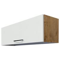 Horná kuchynská skrinka AVILA AVILA KHW 100 - barvy dubu/černá, Konvenční, kov/kompozitní dřevo (100/32/32cm) - FlexWell