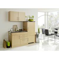 Küchenblock Toronto Buchefarben/graphit B: 160 Cm - Buchefarben/Graphitfarben, MODERN, Holzwerkstoff (160cm) - Held