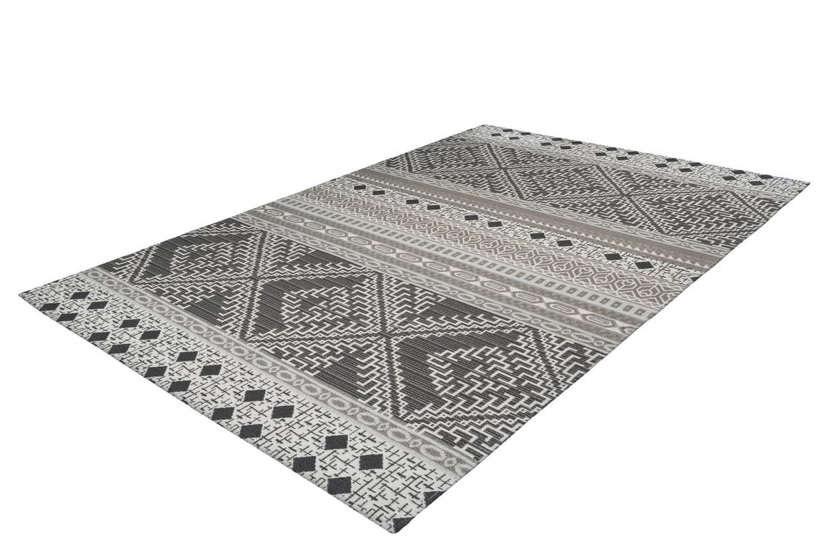 Webteppich Creme/Taupe Yoga 200/290 cm - Taupe/Creme, Trend, Textil (200/290cm) - Kayoom