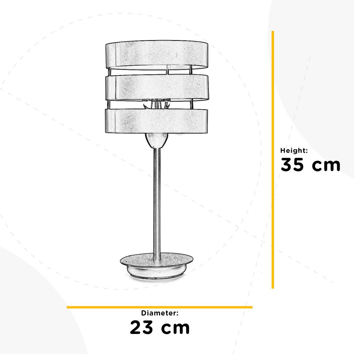Nachttischleuchte 5028/Lgn - Schwarz, Design, Metall (23/35cm)