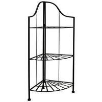 Regal Nadim Schwarz B: 30 cm - Schwarz, Trend, Metall (30/100/30cm)