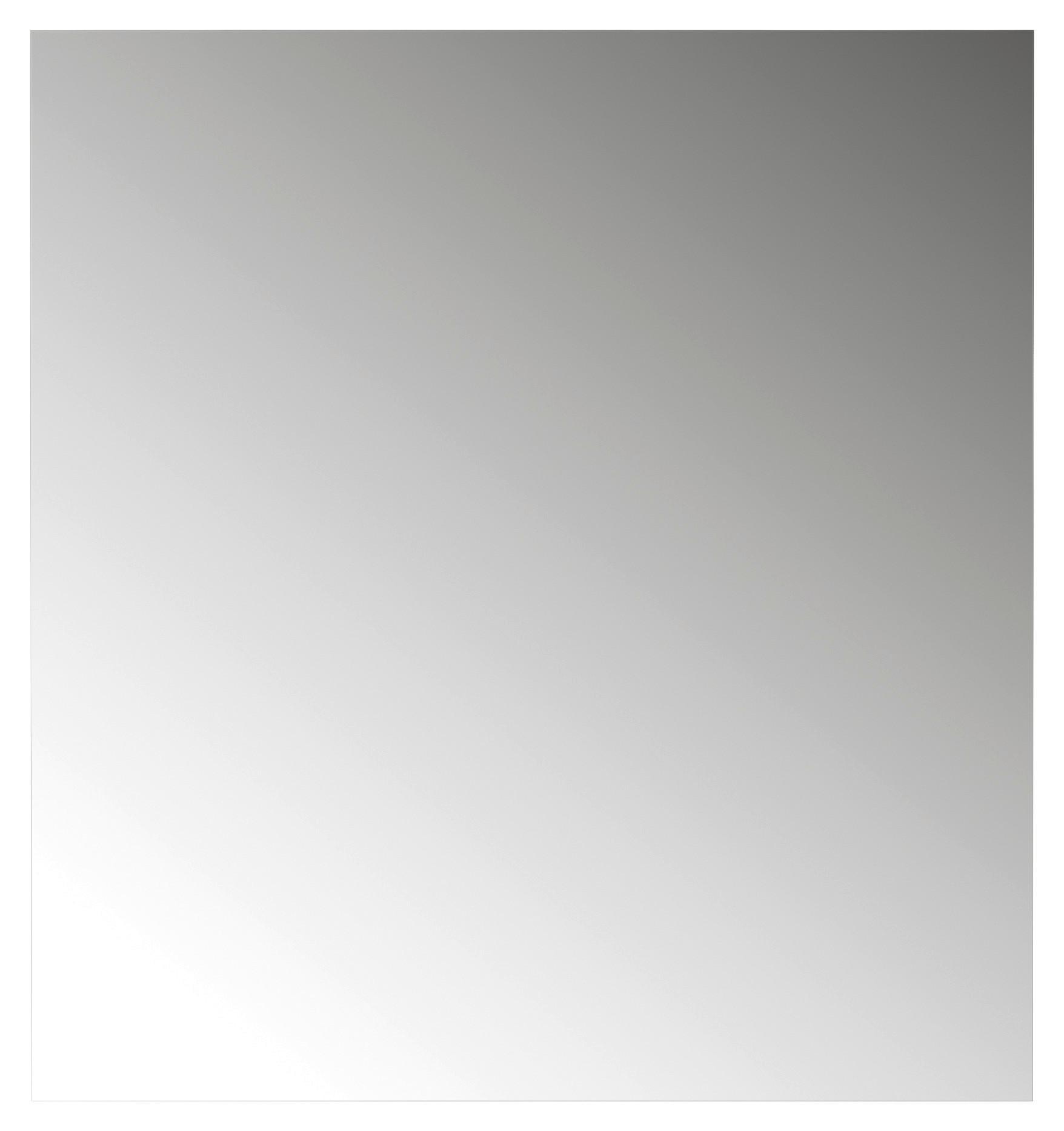 Wandspiegel Rimini Rechteckig 75x80 Cm Ohne Rahmen - Graphitfarben, Design, Glas/Holzwerkstoff (75/80/3cm) - Germania