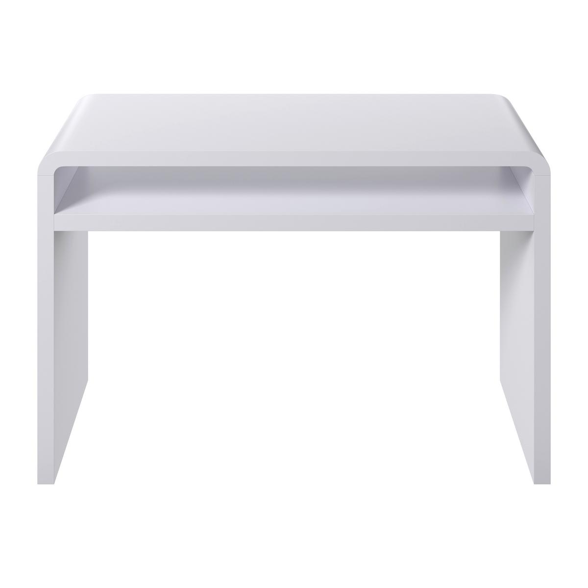 KONZOLOVÝ STOLEK EMILIA - bílá, Moderní, kompozitní dřevo (120/80/40cm) - Bessagi Home