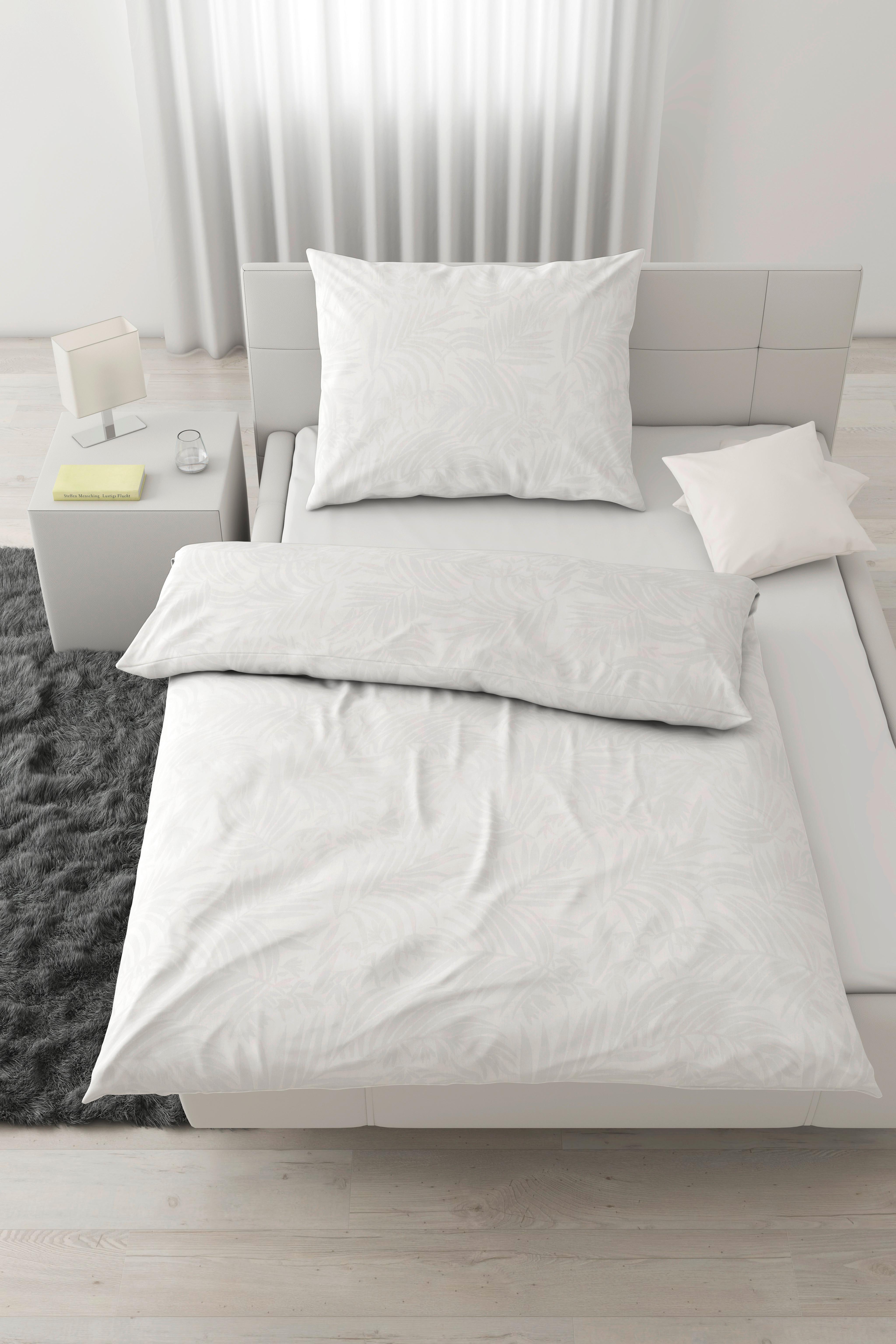 Povlečení Corinne, 70/90 140/200cm - bílá, Romantický / Rustikální, textil (140/200cm) - Mömax