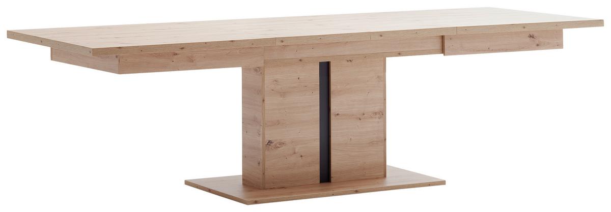 Esstisch ausziehbar Buenos Aires 180-280x100 cm - Eichefarben/Anthrazit, Design, Holzwerkstoff (180-280/100/77cm) - MID.YOU