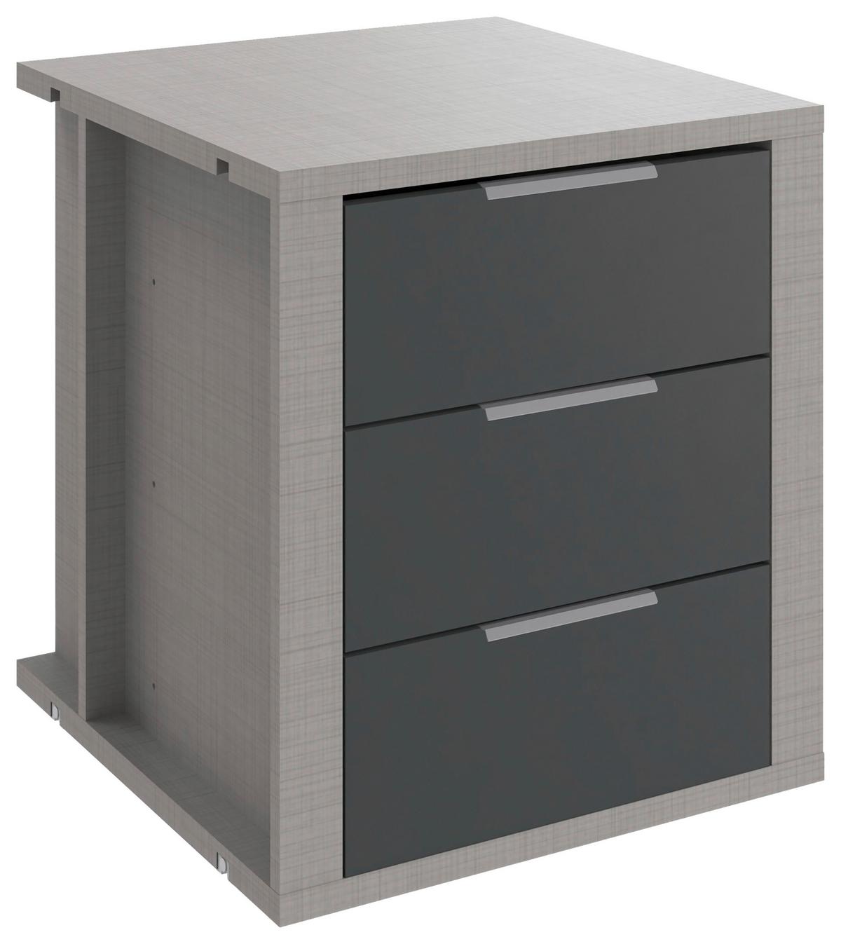 Schubkasteneinsatz Schubkasteneinsatz - Grau, MODERN, Holzwerkstoff (43/51/50cm) - MID.YOU