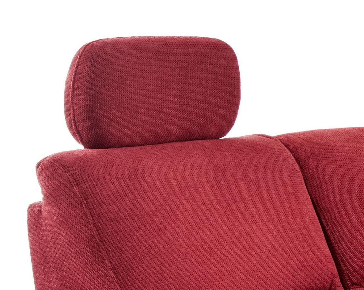 Ecksofa Parole Rot S: 186/237 cm - Wildeiche/Rot, KONVENTIONELL, Textil (186/237cm) - Livetastic