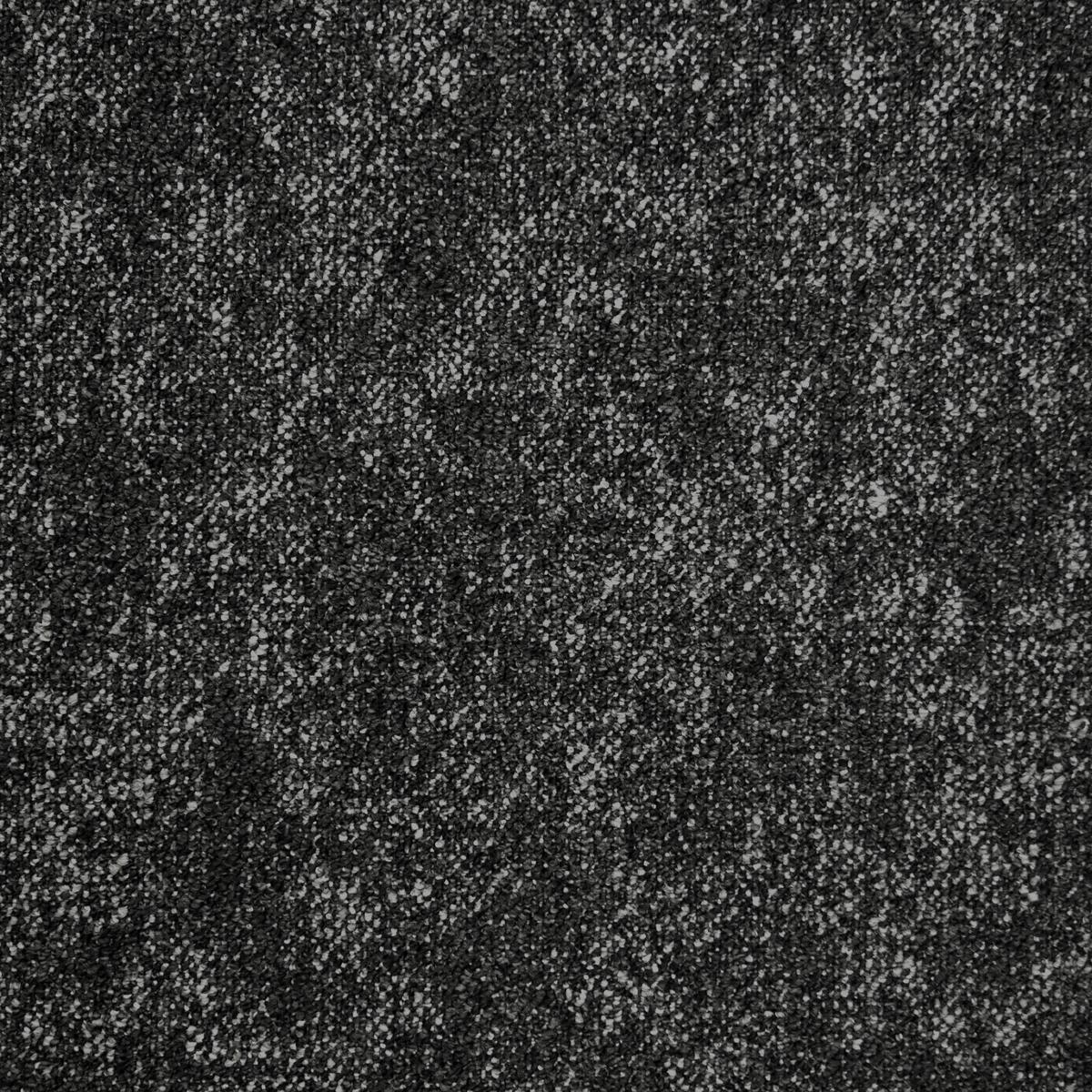 Teppichfliese Dunkelgrau Marble 50x50 Cm Florhöhe 3 Mm - Dunkelgrau, Basics, Textil (50/50cm)