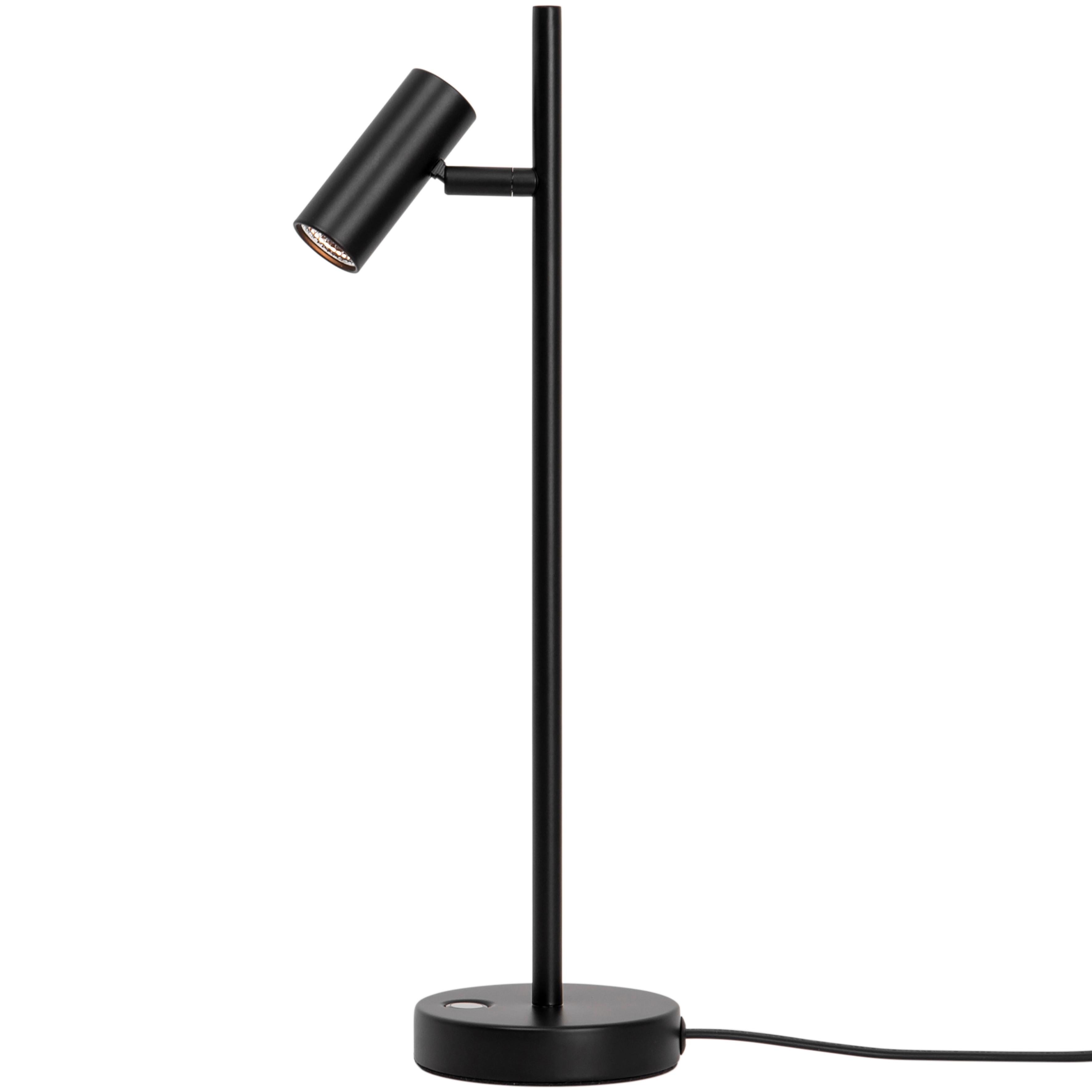 LED-Tischleuchte Omari Schwarz H: 40 cm - Schwarz, Design, Metall (40cm) - Nordlux