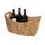 Korb Ennea Gr. S - Schwarz/Naturfarben, KONVENTIONELL, Weitere Naturmaterialien (42/26/22cm) - Ombra