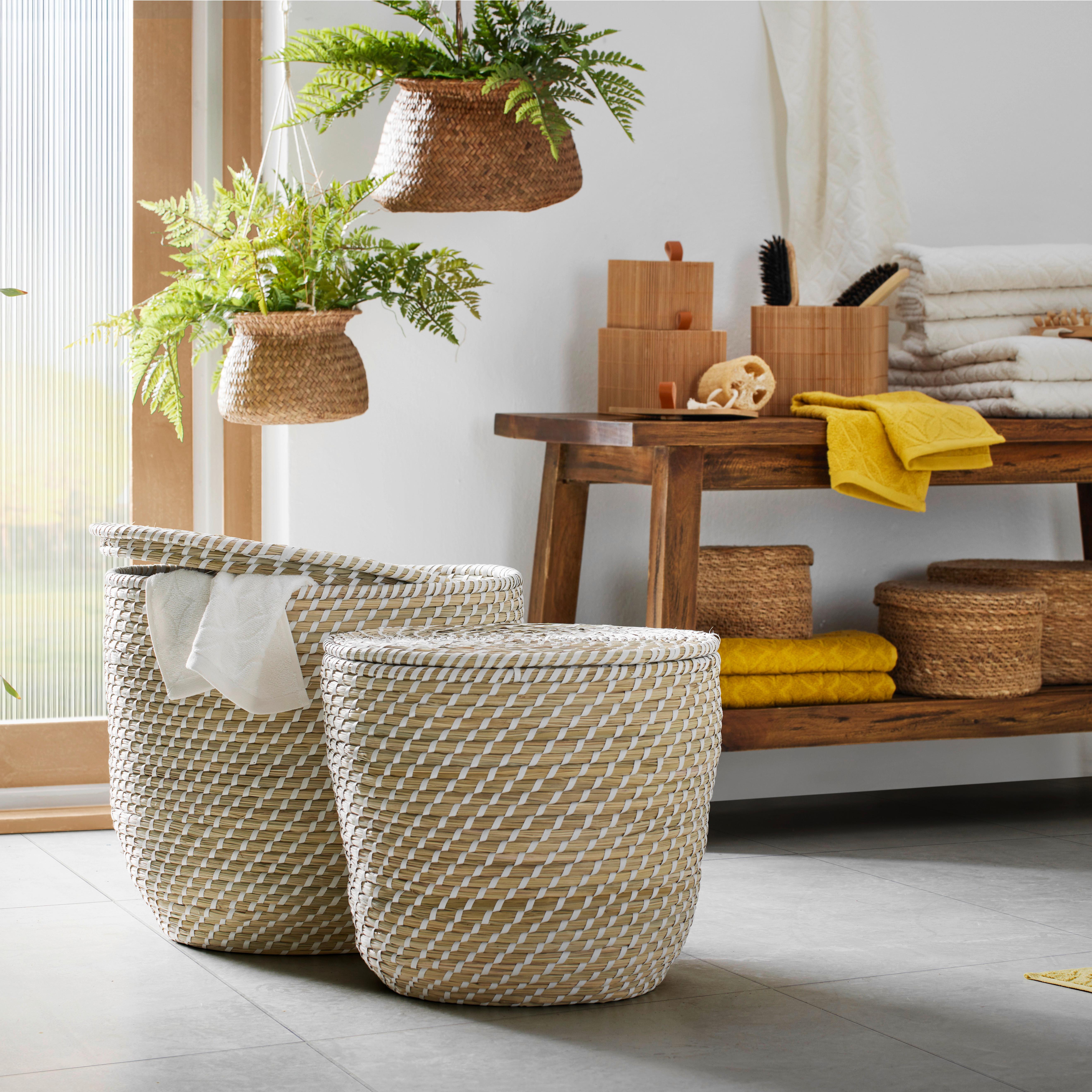 UTERÁK Naime, 70/140cm, sivobiela - prírodná farba, Lifestyle, textil (70/140cm) - Modern Living