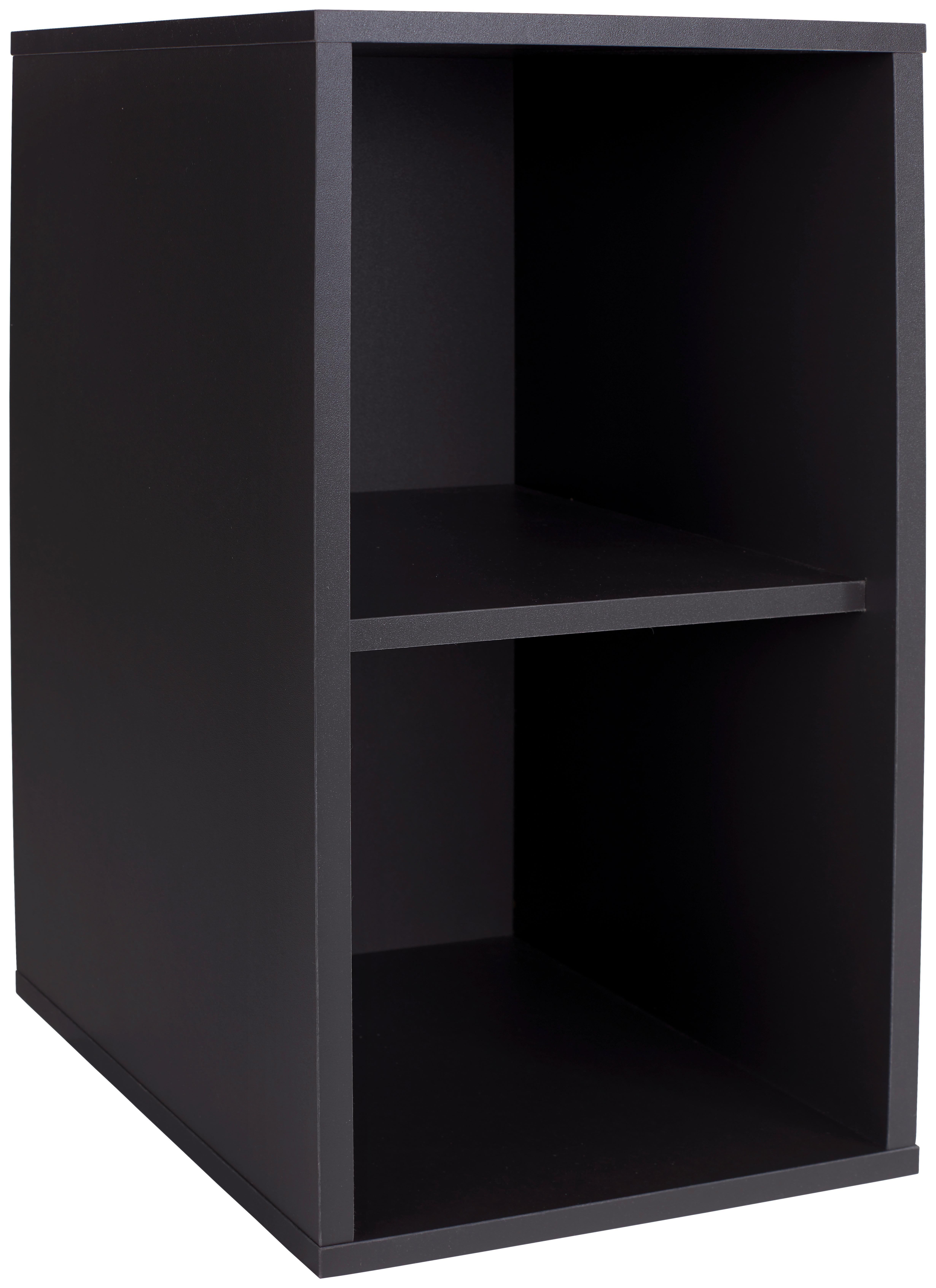 Regal Stehend/hängend Box B 23cm, Lava - Grau, MODERN, Holzwerkstoff (23/46/25cm) - Ondega