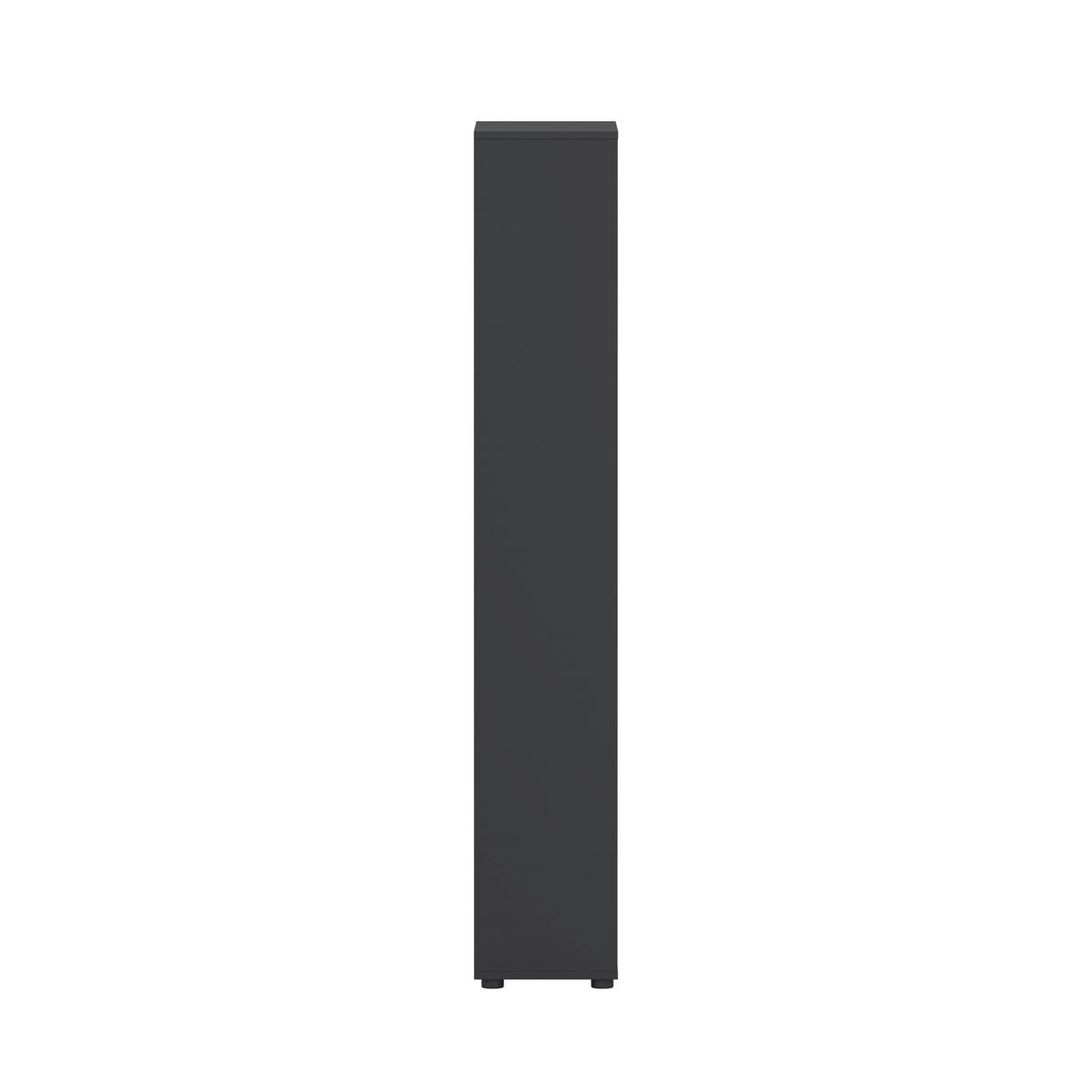 Aktenschrank Sign Grau/Eichefarben, B: 79,6 cm - Eichefarben/Grau, MODERN, Holzwerkstoff (79,6/207,7/34,3cm) - MID.YOU