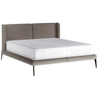 Polsterbett Tessina Now Or Never - Hellgrau/Creme, MODERN, Textil (180/200cm) - Livetastic