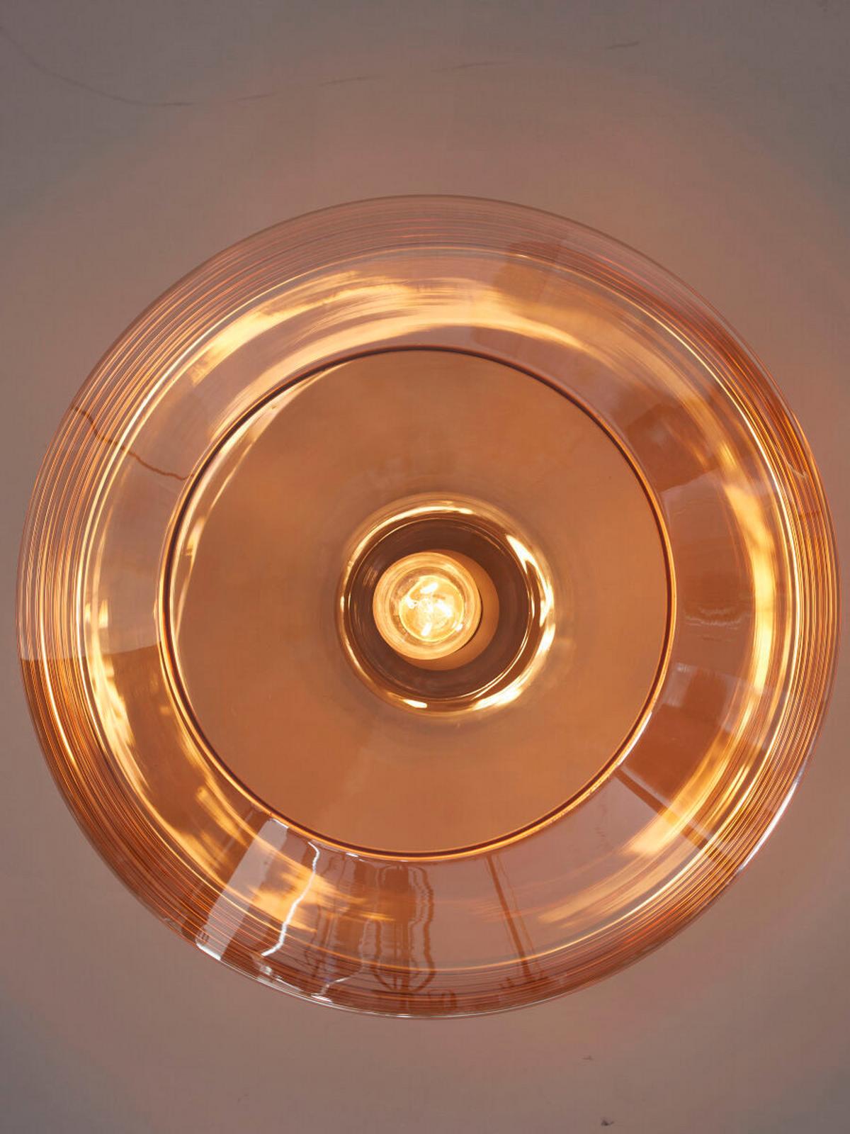 Deckenleuchte Verona - Bernsteinfarben, Trend, Glas (35/20cm) - It's about Romi