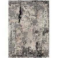 Webteppich Hellgrau Timeline Quantum 140x200 cm - Hellgrau, Design, Textil (140/200cm) - Novel
