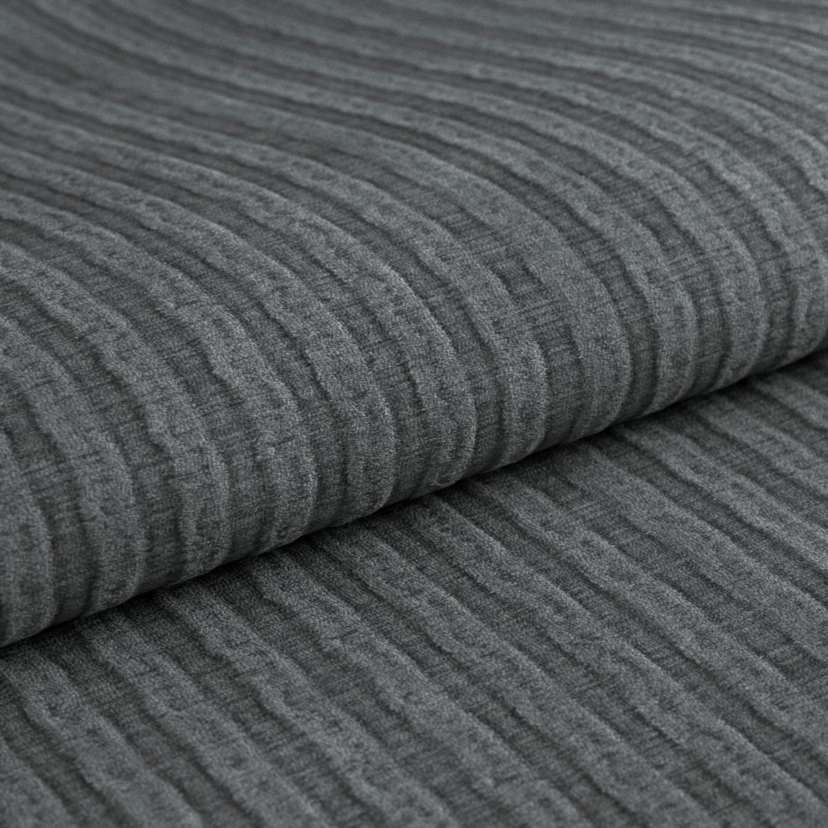 Ecksofa Mit Schlaffunktion Gemini Graphitfarben 312x234cm - Chromfarben/Graphitfarben, KONVENTIONELL, Textil (312/234cm)