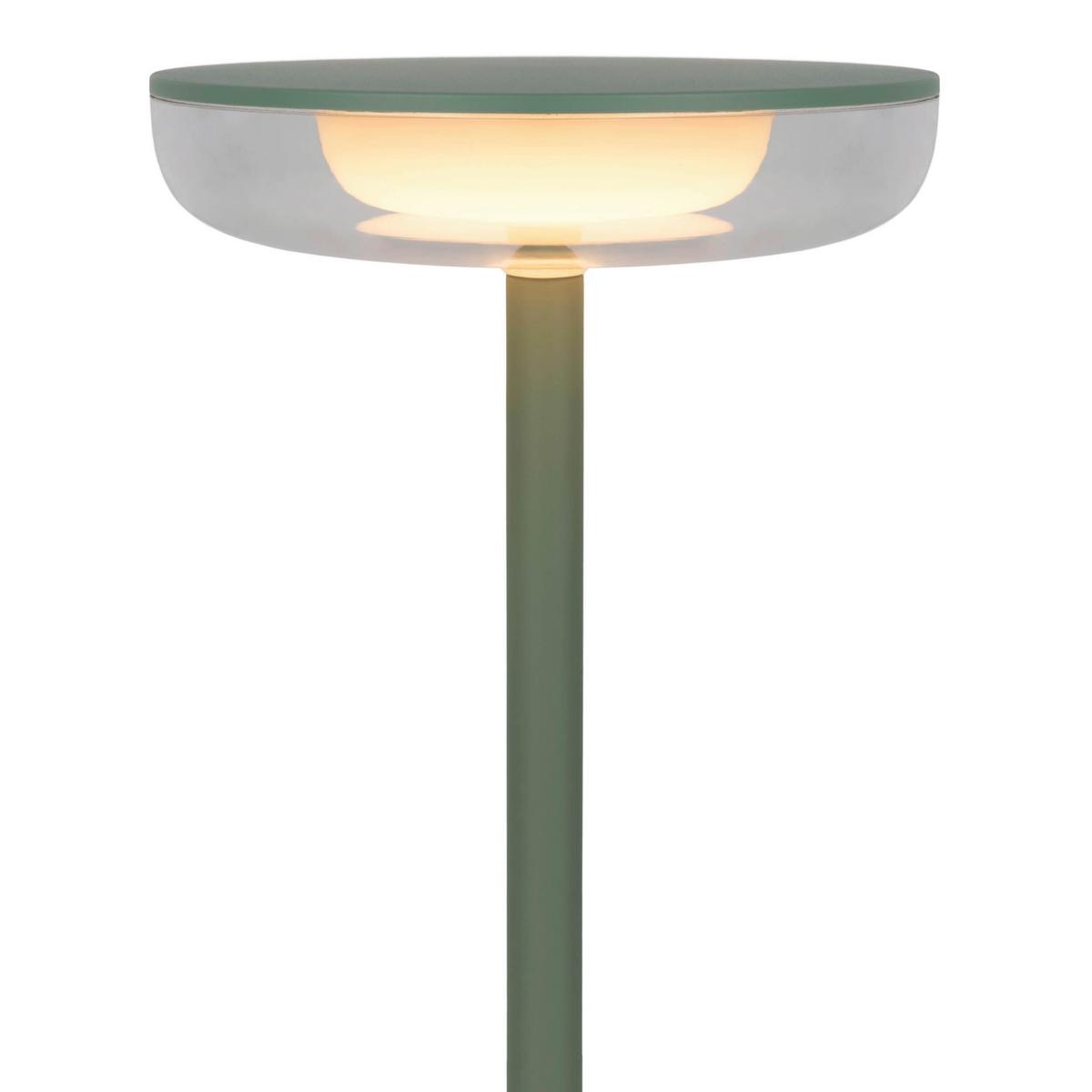 Akku-tischleuchte 3198749 - Salbeigrün, Design, Metall (10,5/11/26cm) - Näve