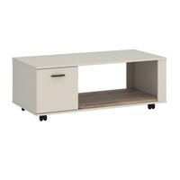 Couchtisch Atico Eichefarben/Beige B: 115cm - Eichefarben/Beige, Design, Holzwerkstoff (115/67/45cm) - Livetastic