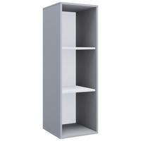 Aktenregal Lona Grau B: 35 Cm - Weiß/Grau, MODERN, Holzwerkstoff (35/110/37cm) - MID.YOU