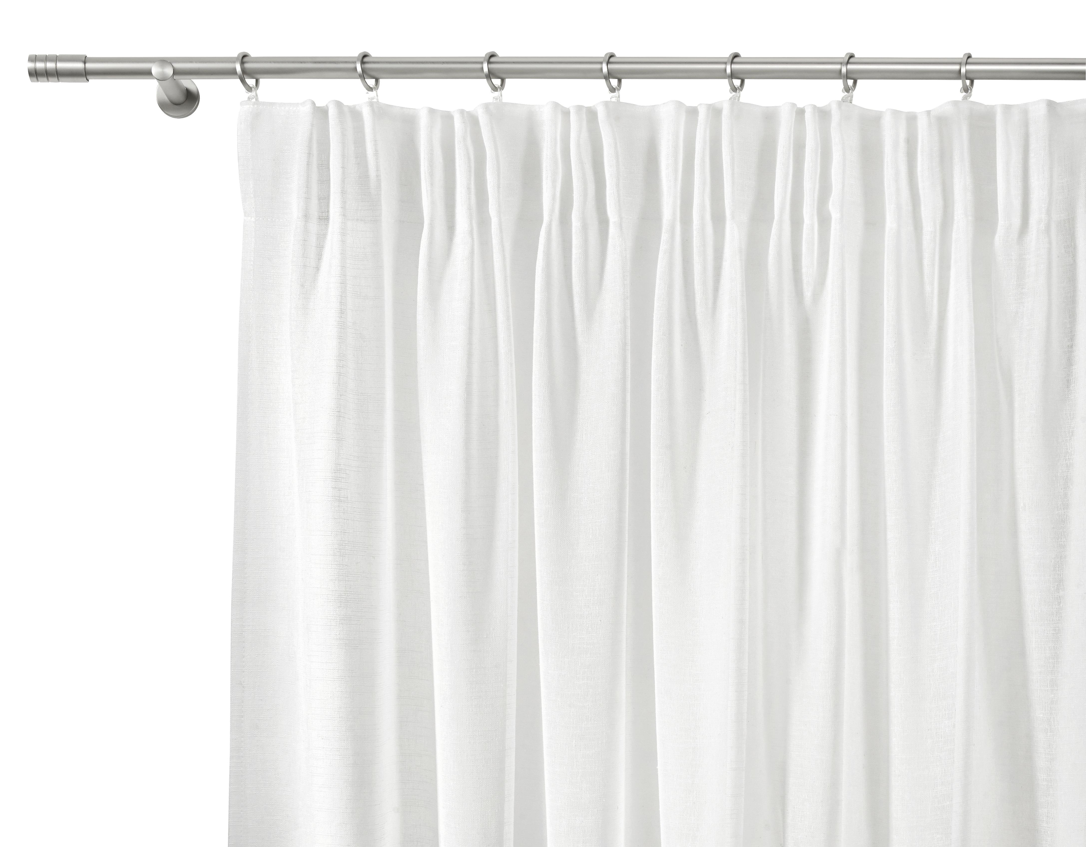 Sada tyčí na závesy Rillcube, 280-400cm - farba ušľachtilej ocele, kov (210-400cm) - Premium Living