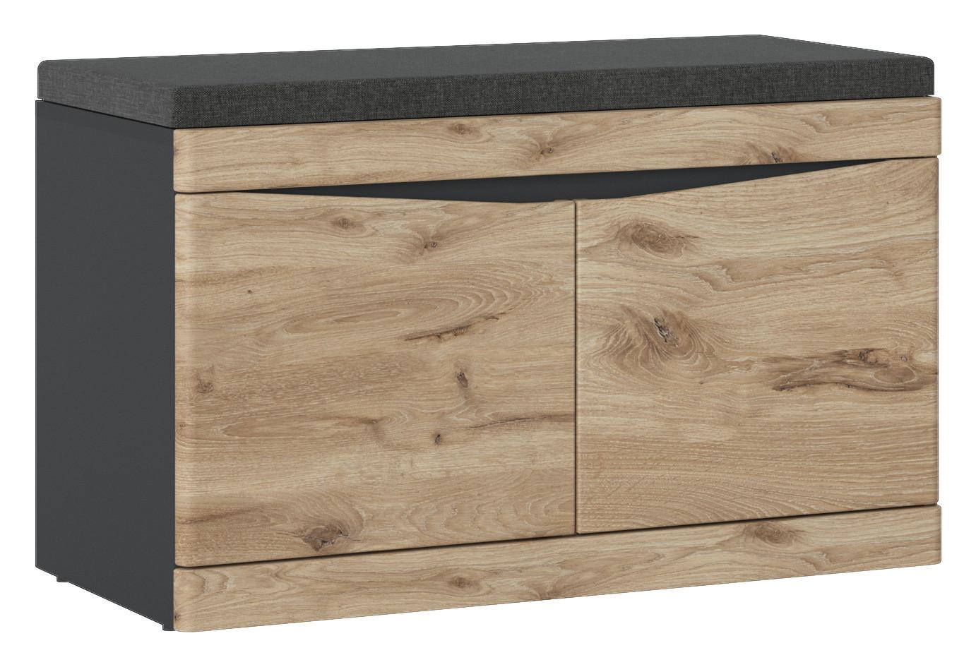 Előszobapad Spring - Modern, faalapú anyag (86/49/39,9cm)