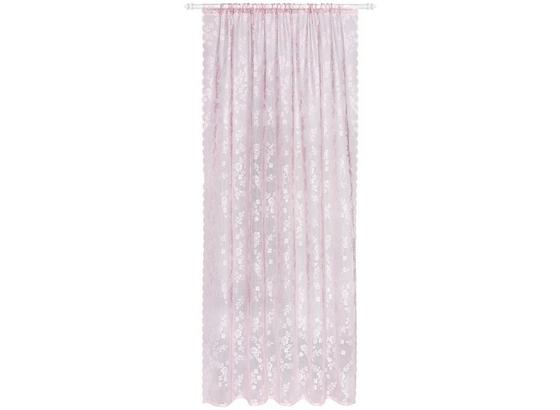 Záves Babette, 2 Ks - tmavoružová, Romantický / Vidiecky, textil (140/245cm) - Zandiara Záves Babette, 2 Ks - tmavoružová, Romantický / Vidiecky, textil (140/245cm) - Zandiara