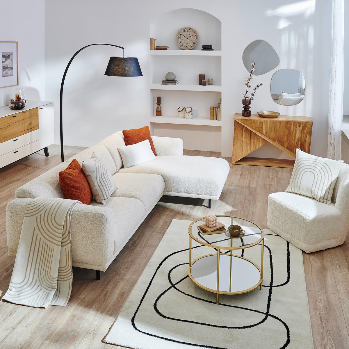 Webteppich Artist - Schwarz/Weiß, Design, Textil (133/200cm) - Esprit