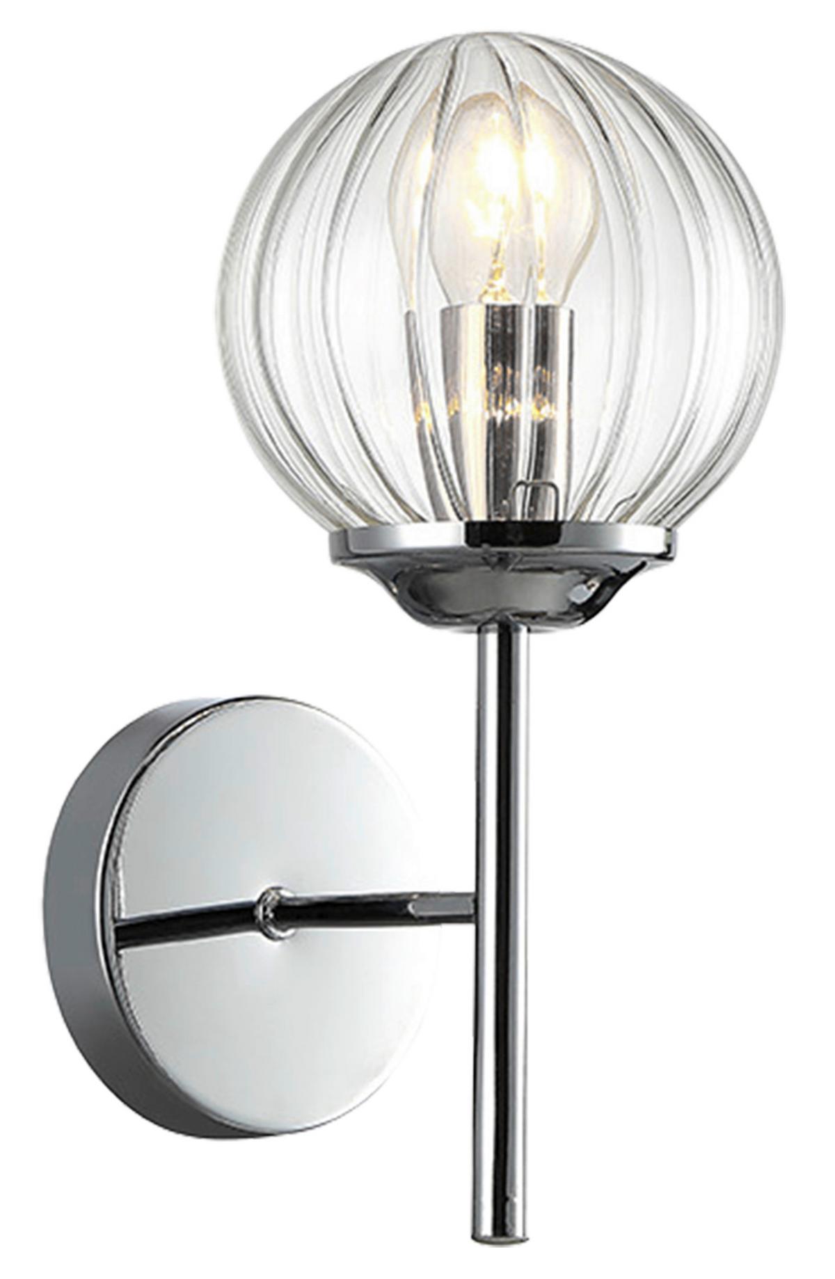 Wandleuchte 21-72832 Best - Chromfarben, KONVENTIONELL, Metall (17/12/27cm)