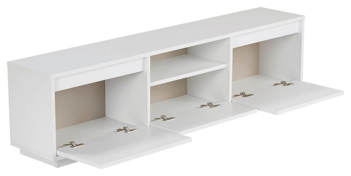 TV-ELEMENT Weiß B:160cm - Weiß, MODERN, Holzwerkstoff (160/42/30cm)