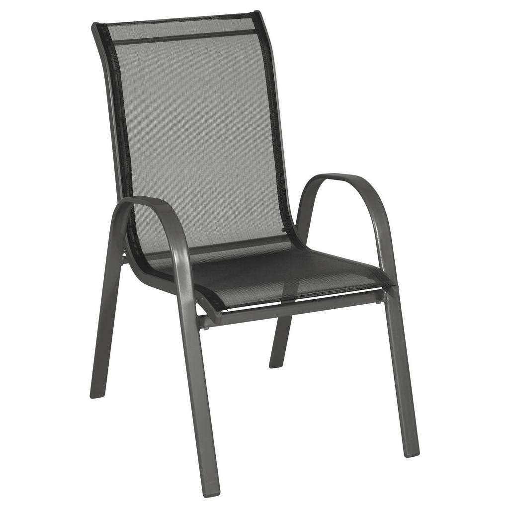 Gartensessel Stapelbar Alexa Metall/Textil